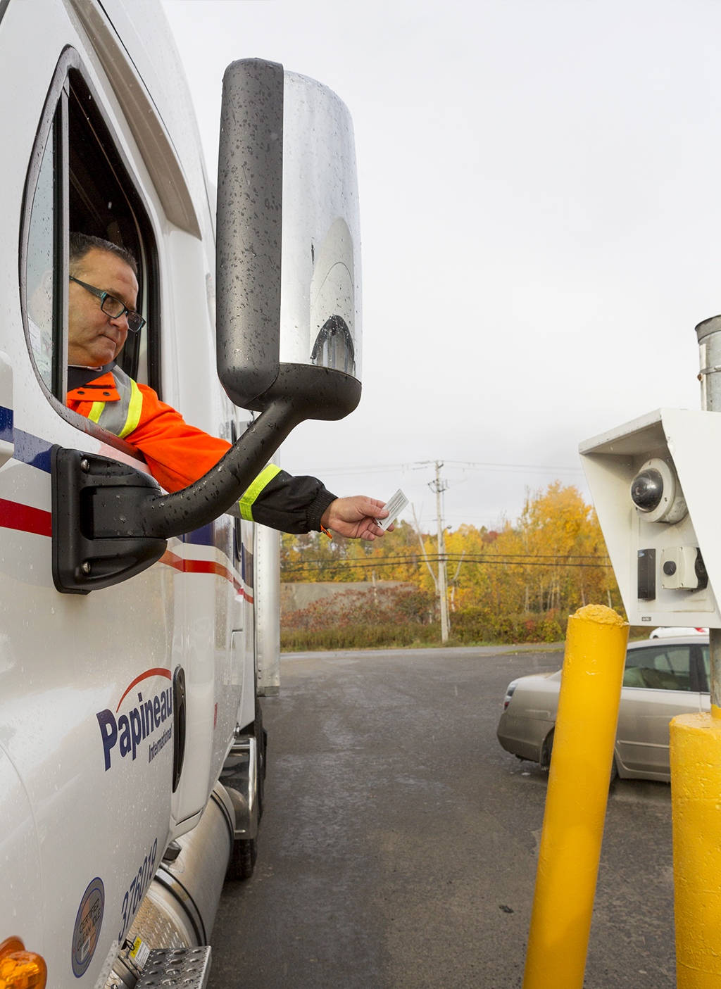 Camionneur carte d'accès